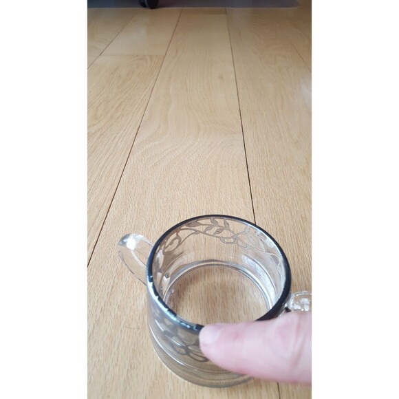 VINTAGE MID-CENTURY SILVER OVERLAY CREAMER &‎  SUGAR Set, Sturdy/Nordic/Eclectic - Picture 3 of 11